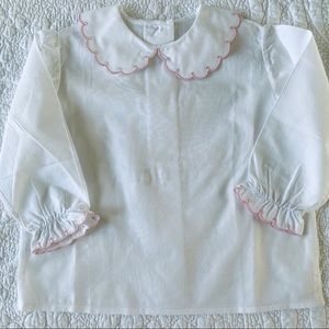 Papo d’Anjo Baby Blouse Size 6 Months NWOT